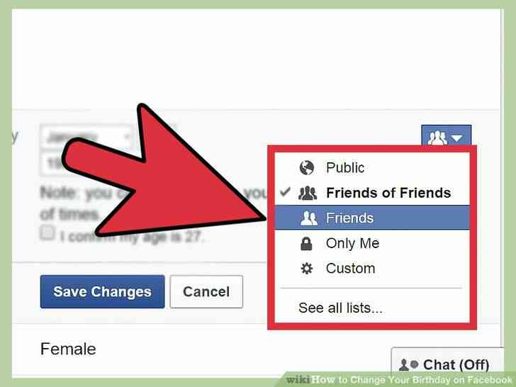 Image intitulé Modifier Votre date de naissance sur Facebook à l